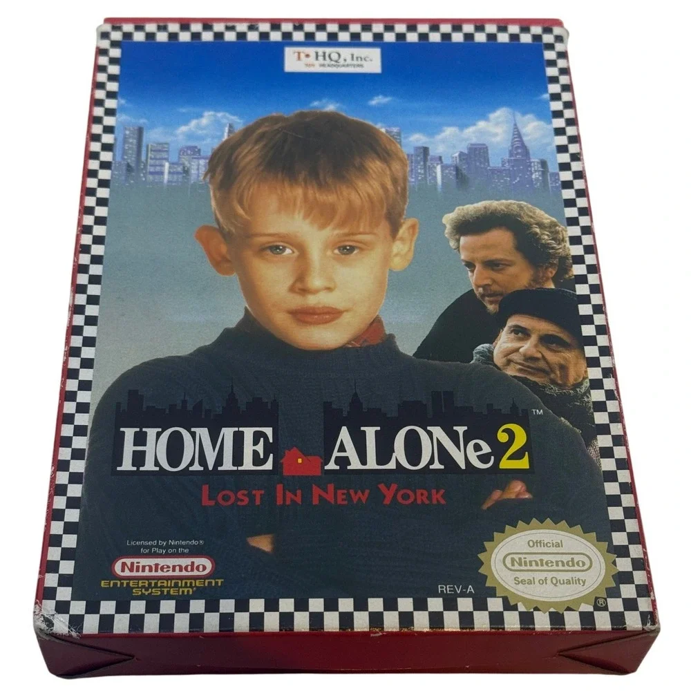 Home Alone 2 Lost In New York Nintendo NES Video Game Boxed T-HQ 1992